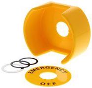 FINGER GUARD, E-STOP SWITCH, YELLOW