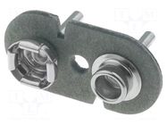 Contact; 6F22; Batt.no: 1; PCB; for PCB; Contacts: steel KEYSTONE