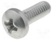 Screw; UNC8-32x12.7; 32; Head: cheese head; Phillips; PH2 KEYSTONE