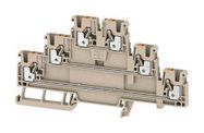 TERMINAL BLOCK, DIN RAIL, 6POS, 12AWG