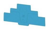 END PLATE, BLUE, PLASTIC, TERMINAL BLOCK