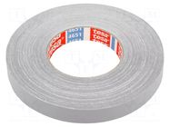 Tape: duct; W: 19mm; L: 50m; Thk: 0.31mm; grey; natural caoutchouc TESA