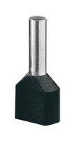 TERMINAL, WIRE FERRULE, 16AWG, BLACK