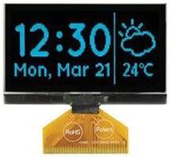 DISPLAY, OLED GRAPHIC, TAB, 128X64PIXELS