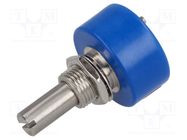 Potentiometer: shaft; single turn; 1kΩ; ±15%; 1W; linear; 6.35mm BOURNS