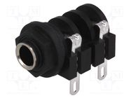 Connector: Jack 6,3mm; socket; female; mono; ways: 2; angled 90° AMPHENOL