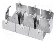 Holder; D,R20; Batt.no: 3; screw; aluminium KEYSTONE