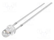 LED; 3mm; orange; blinking; 2180÷3000mcd; 30°; 3÷5V; 20mA 