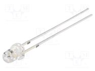 LED; 3mm; blue; blinking; 1560÷2200mcd; 30°; 3÷4.5V; 20mA 