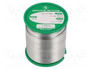 Tin; lead free; Sn99Ag0,3Cu0,7; 1.5mm; 0.25kg; reel; 217÷227°C 