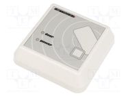 RFID reader; 8÷16V; 1-wire; antenna; 82x82x22mm; white; 125kHz NETRONIX