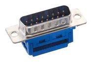 D-SUB CONN, PLUG, 15POS, IDC