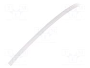 Insulating tube; silicone; transparent; -50÷200°C; Øint: 4mm CYG/KTG