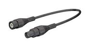 TEST LEAD, BNC PLUG-BNC PLUG, 1M, BLK