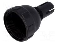 Cable hood and fastener; PIN: 9; HD10 DEUTSCH