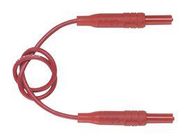 TEST LEAD, BANANA PLUG, RED, 36"