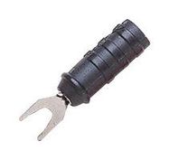 ADAPTER, SPADE LUG-BANANA JACK, BLACK