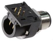 SENSOR CONNECTOR, M12, PLUG, 5POS, PANEL