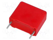 Capacitor: polypropylene; X2; 68nF; 6x12.5x13mm; THT; ±10%; 10mm WIMA