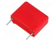 Capacitor: polypropylene; Y2; 4.7nF; 300VAC; 5x11x13mm; THT; ±10% WIMA