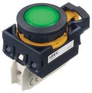 PILOT LIGHT, GREEN, 22MM, 240VAC