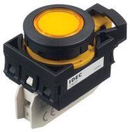 PILOT LIGHT, YELLOW, 22MM, 240VAC