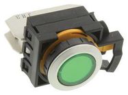 PILOT LIGHT, GREEN, 22MM, 24VAC/VDC