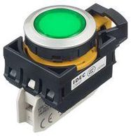 PILOT LIGHT, GREEN, 22MM, 240VAC