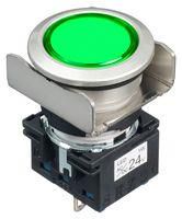 PILOT LIGHT, GREEN, 24VAC/VDC