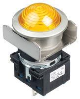 PILOT LIGHT, YELLOW, 24VAC/VDC