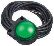 PILOT LIGHT, GREEN, 0.017A, 24VAC/VDC