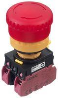 E-STOP PB SW, DPST-NC, 10A, 120V, SCREW