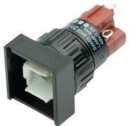 PB SWITCH, ILLUM, SPST-NO/NC, 5A, 250VAC