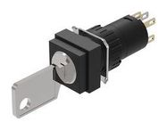 KEYLOCK SW, SPST-NO/NC, 2 POS, 5A, 250V