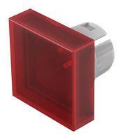 SQUARE LENS, RED, PLASTIC