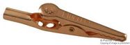 ALLIGATOR CLIP, COPPER, 10A, 7.9MM