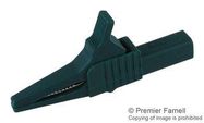 ALLIGATOR CLIP, STEEL, 30A, 19MM, GREEN