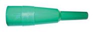 TEST CLIP INSULATOR, PVC, GREEN