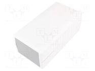 Enclosure: with panel; X: 80mm; Y: 150mm; Z: 60mm; ABS; light grey GAINTA