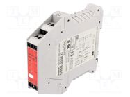 Module: safety relay; 24VAC; 24VDC; IN: 2; for DIN rail mounting OMRON