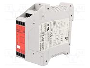 Module: safety relay; 24VAC; 24VDC; IN: 2; for DIN rail mounting OMRON