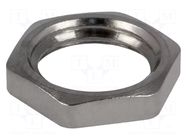 Nut; M20; brass; 24mm; Pitch: 1.5; Plating: nickel HELUKABEL