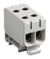 TERMINAL BLOCK, DINRAIL, 1POS, 0AWG