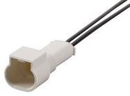 CONNECTOR HOUSING, PLUG, 4POS, 4MM