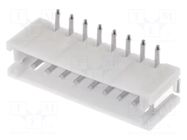 Connector: wire-board; socket; male; PIN: 8; ZH; 1A; 50V; vertical JST