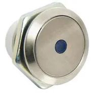 ILLUM PB SW, SPST-NO-DB, 0.15A, 28V, BLU