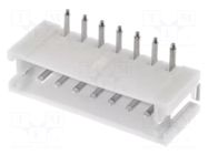 Connector: wire-board; socket; male; PIN: 7; ZH; 1A; 50V; vertical JST