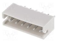 Connector: wire-board; socket; male; ZH; 1.5mm; PIN: 6; THT; 50V; 1A JST