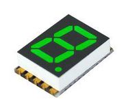 DISPLAY, SEVEN SEGMENT, 9.91MM, GREEN