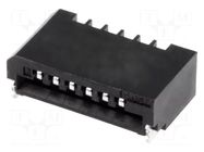 Connector: FFC/FPC; SMT; 50V; 0.5A; PIN: 6; 1mm; horizontal; Non-ZIF JST